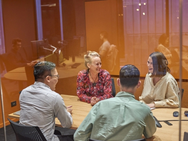 group of people in a meeting room